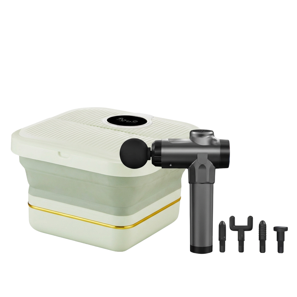 Foot Spa + Professional Massage Gun