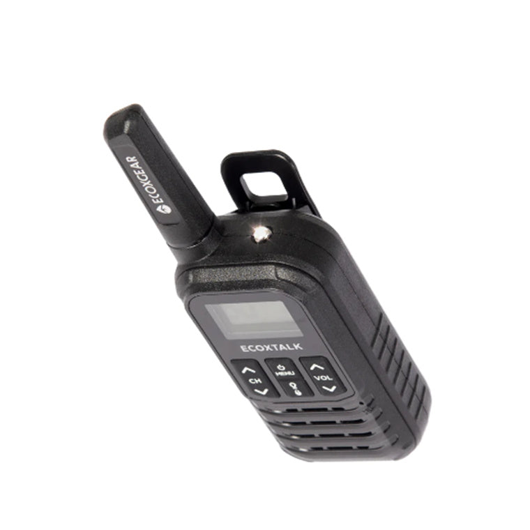 ECOXGEAR ECOXTALK EXG50 (Twin Pack) UHF 0.5Watt CB Handheld 2-Way Radio walkie talkie 3km+ Range, 20 hours Operating Time ,80 channels AU/NZ