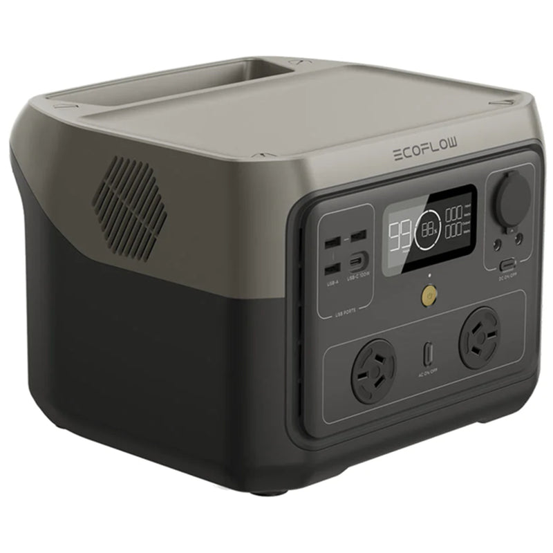 ECOFLOW RIVER 2 MAX Portable Power Station - 512Wh LiFePO4 Battery (5 Years Warranty)