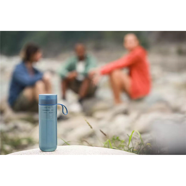 Philips AWP2712BLR GO ZERO ACTIVE HYDRATION BOTTLE WITH FITNESS FILTER 590ML BLUE
