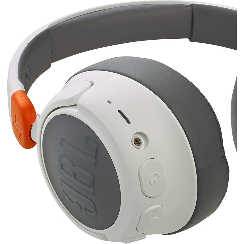 JBL JR 460NC Wireless Noise Cancelling Headphones for Kids - White