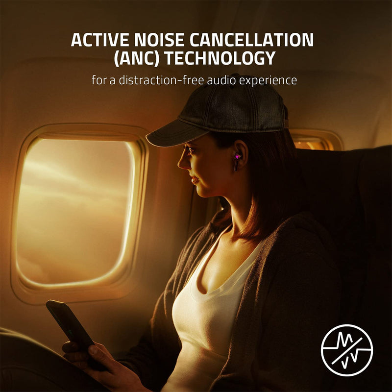 Razer Hammerhead Low Latency Active Noice Cancelation True Wireless