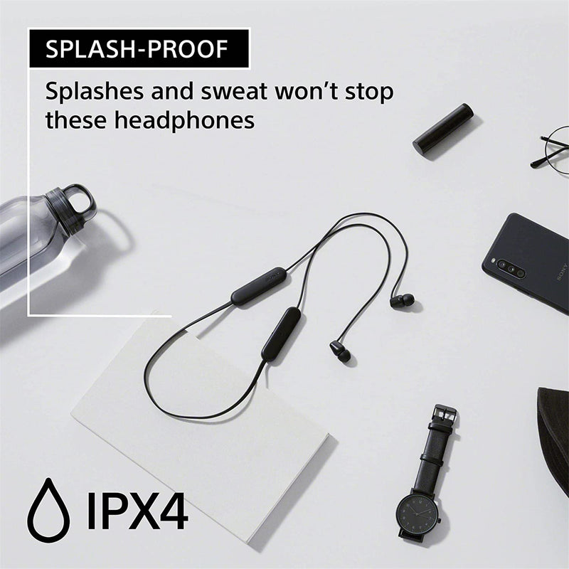 Sony WI-C100 Wireless In-Ear Headphones - Black