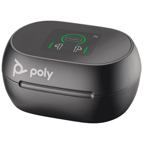 HP Poly Voyager Free 60+ Bluetooth True Wireless In-Ear Active Noise Cancelling Earbuds - Teams Certified