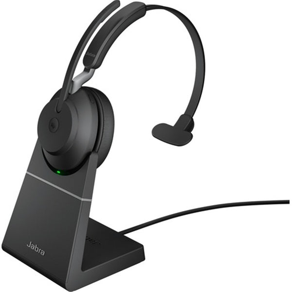 Jabra Evolve2 65 Bluetooth On-Ear Active Noise Cancelling Headset, Mono