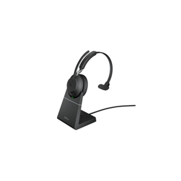 Jabra Evolve2 65 Bluetooth On-Ear Active Noise Cancelling Headset, Mono