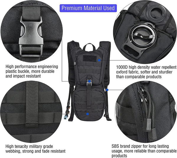 MARCHWAY Tactical Molle Hydration Backpack 3L TPU Water Bladder - Layaway AU