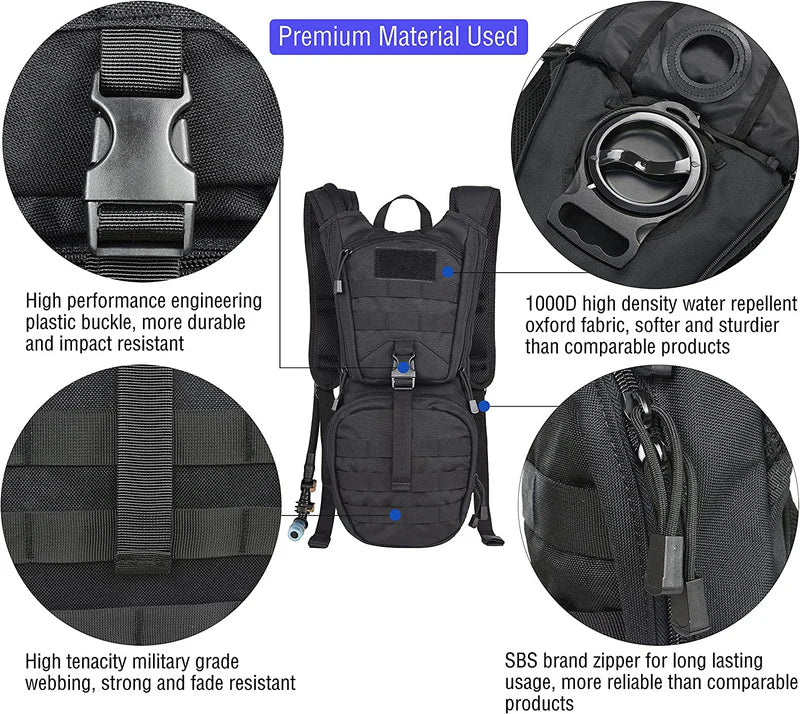 MARCHWAY Tactical Molle Hydration Backpack 3L TPU Water Bladder - Layaway AU