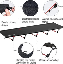 Naturehike Ultralight Folding Camping Cot Bed - Layaway AU