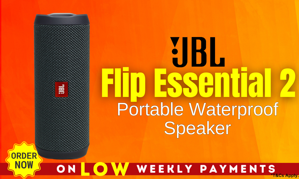 JBL Flip Essential 2 - Portable Waterproof Speaker - BLACK | Layaway AU