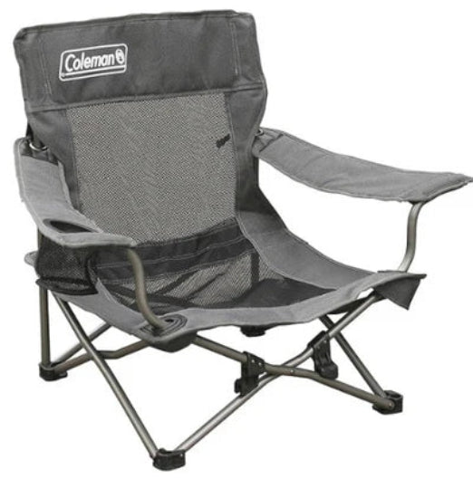 Coleman Quad Deluxe Mesh Event Chair, Grey - Layaway AU