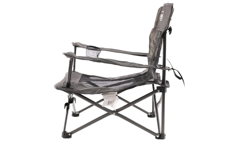 Coleman Quad Deluxe Mesh Event Chair, Grey