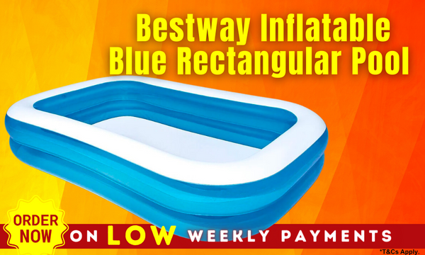 Bestway Inflatable Blue Rectangular Pool