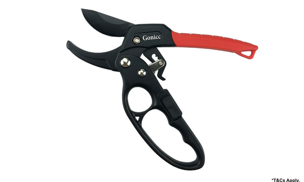 Gonicc 8" Professional Ratchet Anvil Pruning Shears