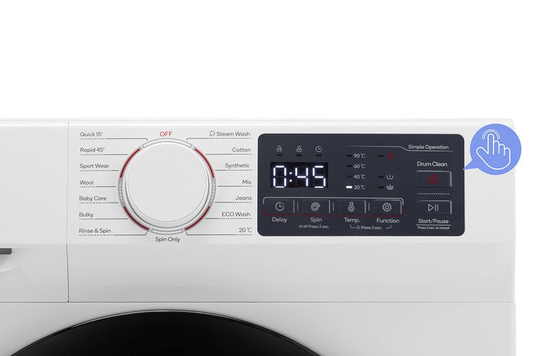 Bosch Series 8 washing machine, front loader 9 kg 1400 rpm