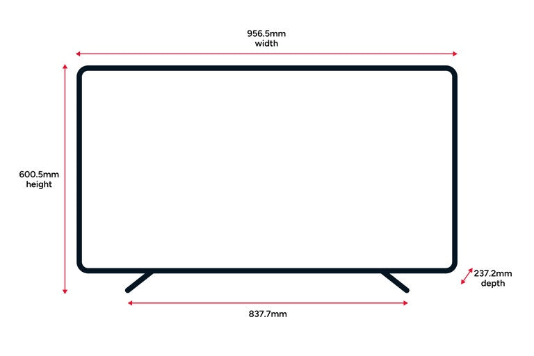 Kogan 43" QLED 4K Smart AI Google TV - Q9V