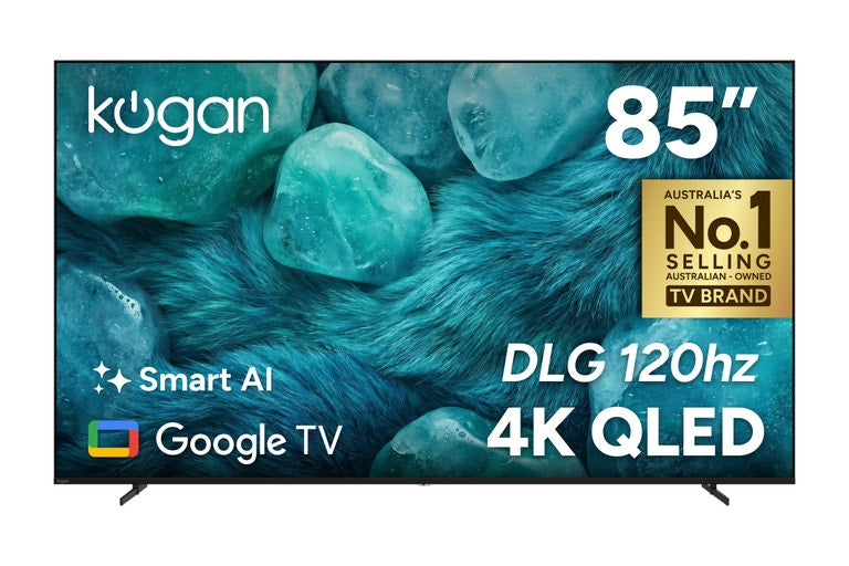 Kogan 85" QLED 4K Smart AI Google TV - Q9V