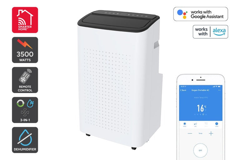 Kogan SmarterHome™ 3.5kW Portable Air Conditioner (12,000 BTU)