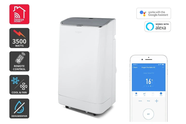 Kogan SmarterHome™ 3.5kW Portable Air Conditioner (12,000 BTU)