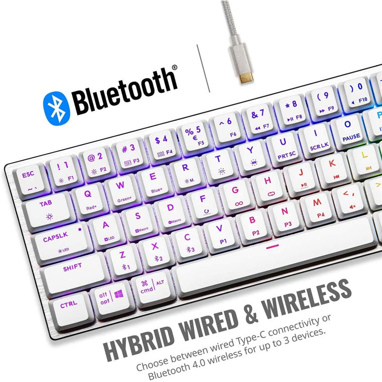 Cooler Master SK622 RGB Mechanical Gaming Keyboard - White