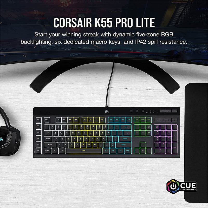 Corsair K55 PRO LITE RGB Gaming Keyboard