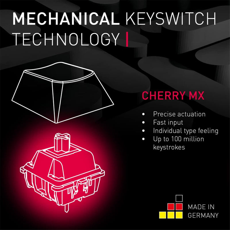 CHERRY MX 2.0S RGB Mechanical Gaming Keyboard - White