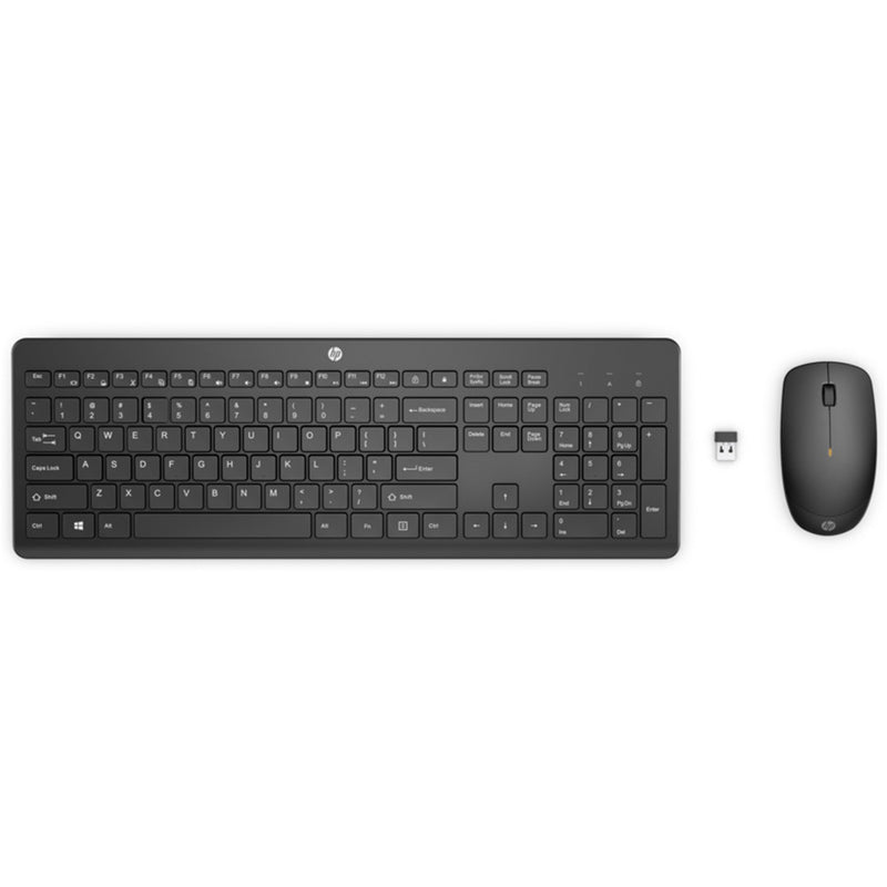 HP 1Y4D0AA 235 Wireless Keyboard & Mouse Combo - Black