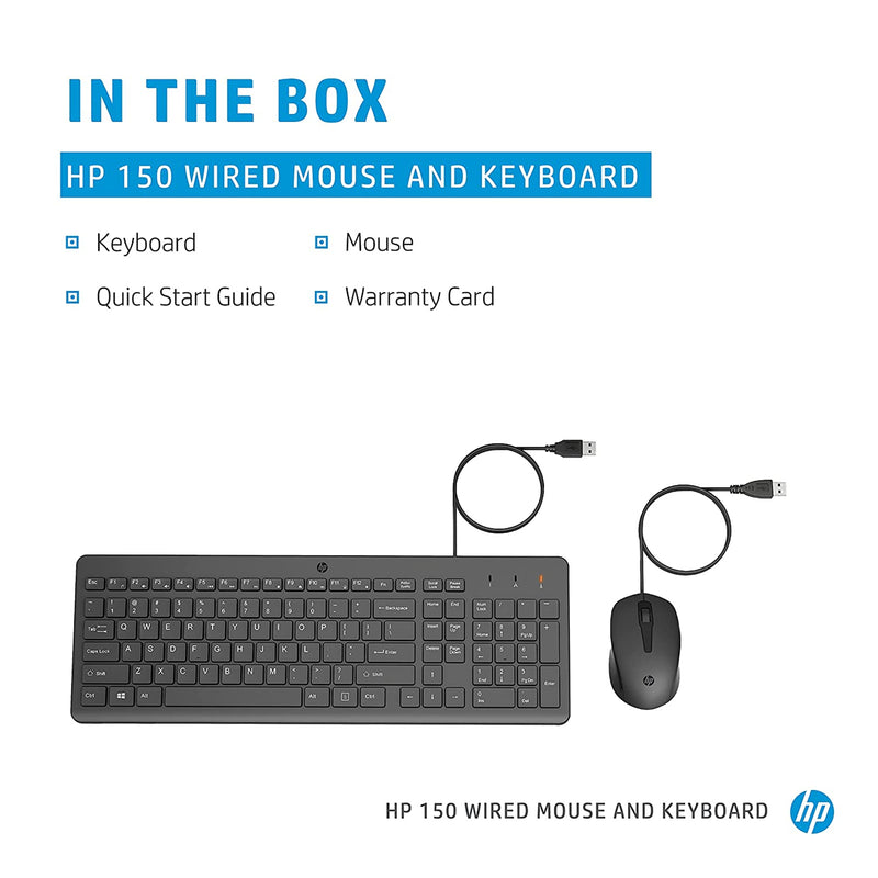 HP 240J7AA 150 Keyboard & Mouse Combo