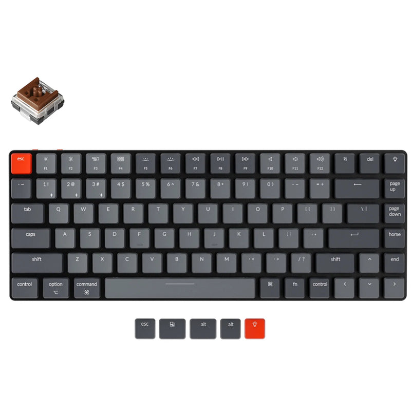 Keychron K3 Ultra-Slim 75% Low Profile Wireless Optical Keyboard - RGB Backlight