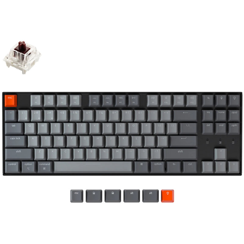 Keychron K8 80% TKL Wireless Mechanical Keyboard - RGB Backlight