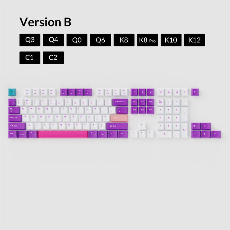 Keychron PBT-33 Keycap Set - Unicorn A