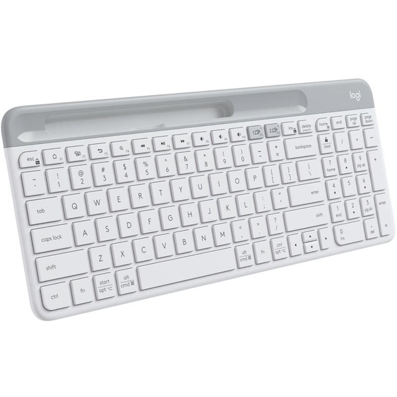 Logitech K580 Slim Multi-Device Wireless Keyboard - White