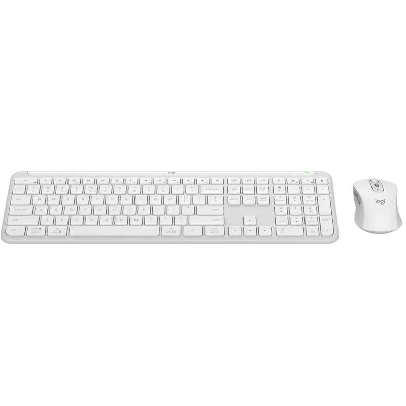 Logitech MK950 Signature Slim Wireless Desktop Keyboard & Mouse Combo - Off White
