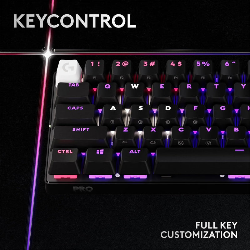 Logitech G Pro X 60 LIGHTSPEED Gaming Keyboard - Black
