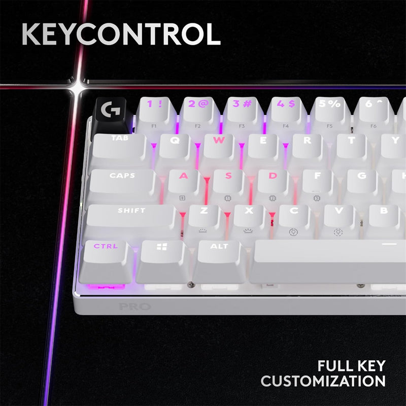Logitech G Pro X 60 LIGHTSPEED Gaming Keyboard - White