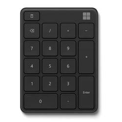 Microsoft Bluetooth Wireless Number Pad Black