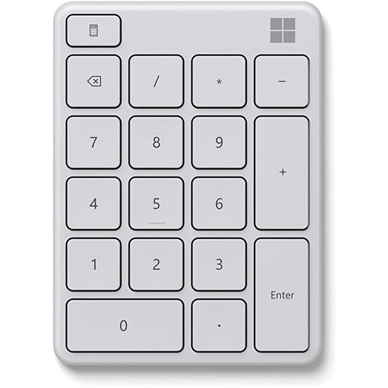 Microsoft Bluetooth Wireless Number Pad - Glacier