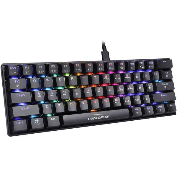 PowerPlay PMMK Mini Mechanical Gaming Keyboard Black