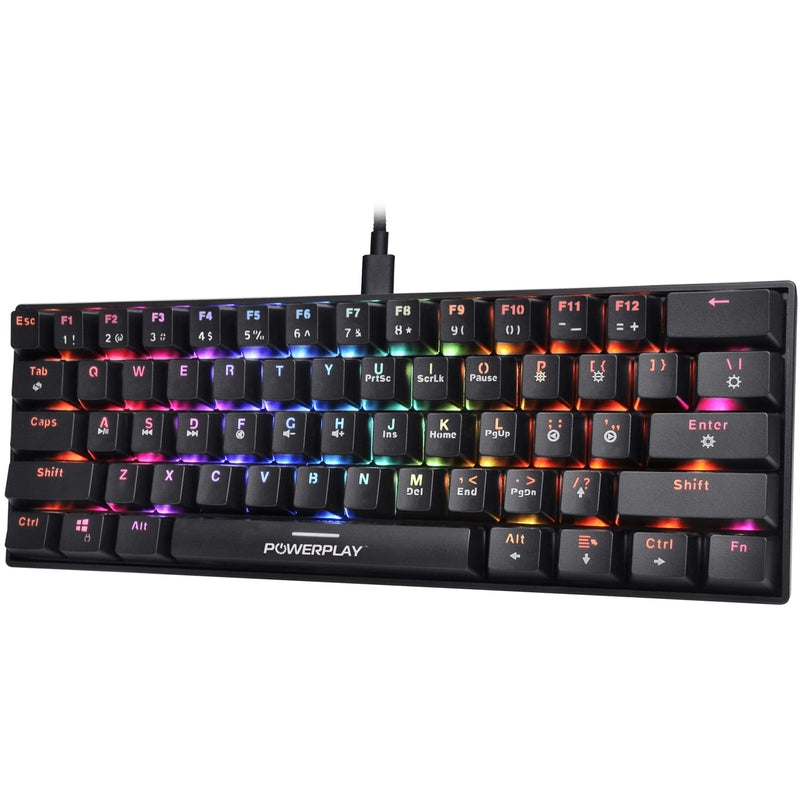 PowerPlay PMMK Mini Mechanical Gaming Keyboard Black