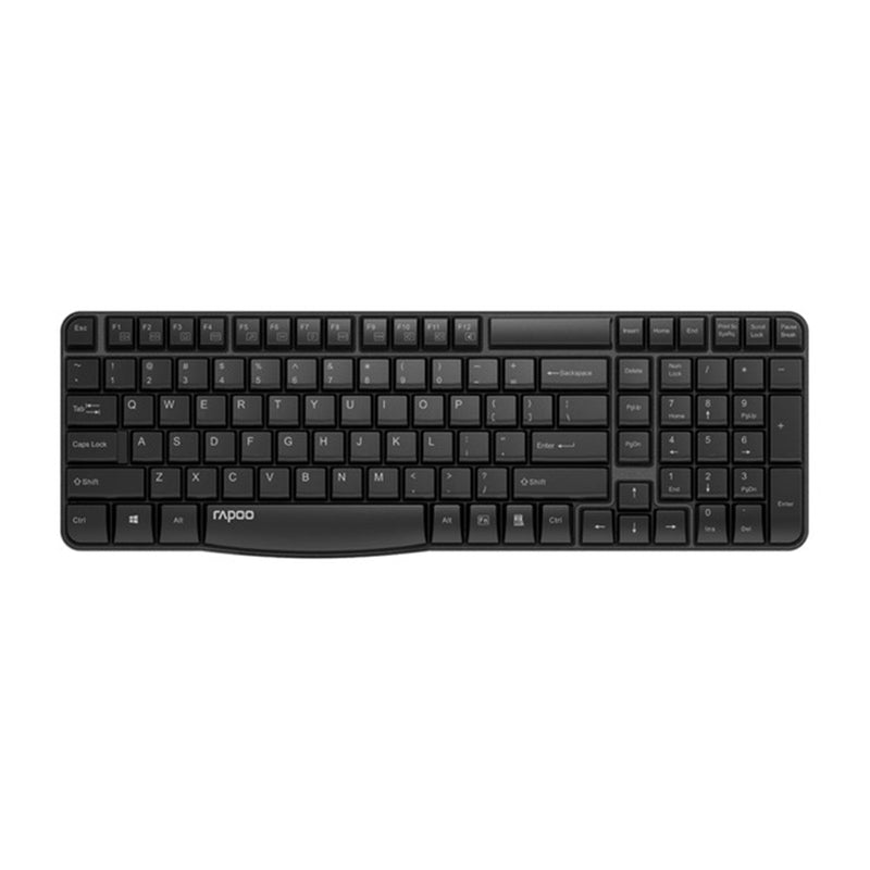 Rapoo X1800S Wireless Multimedia Keyboard & Mouse Combo - Black