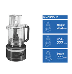 KitchenAid 13 Cup Food Processor Matte Black