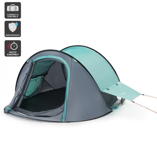 Komodo 2 Layer Pop Up Tent (3 Person)