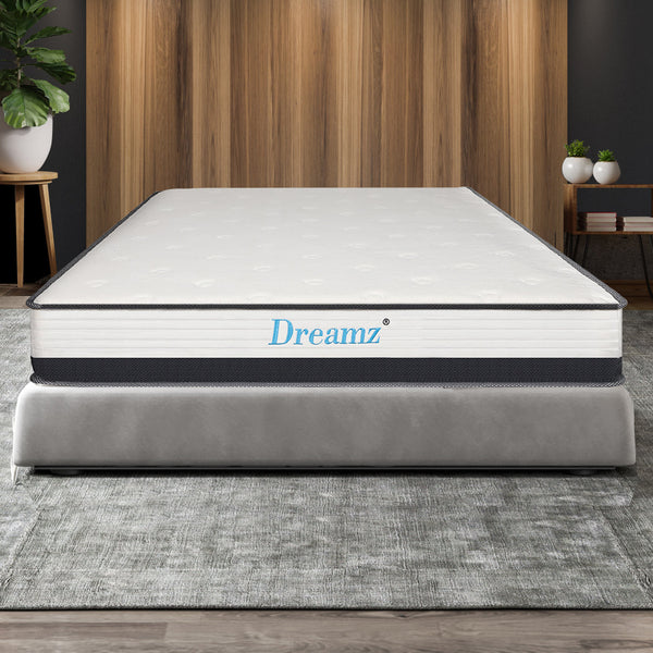 France 21cm Spring Mattress Premium Top Foam Medium Firm - Double