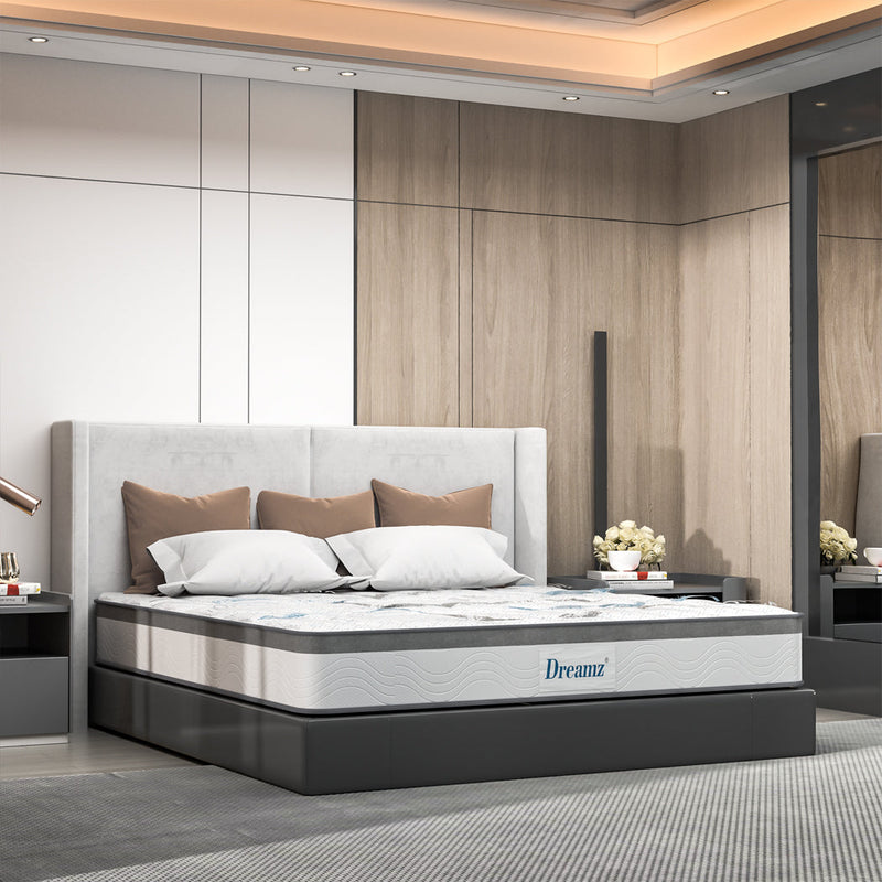 Verona 25cm Top Pocket Spring Medium Firm Premium Foam Mattress - King