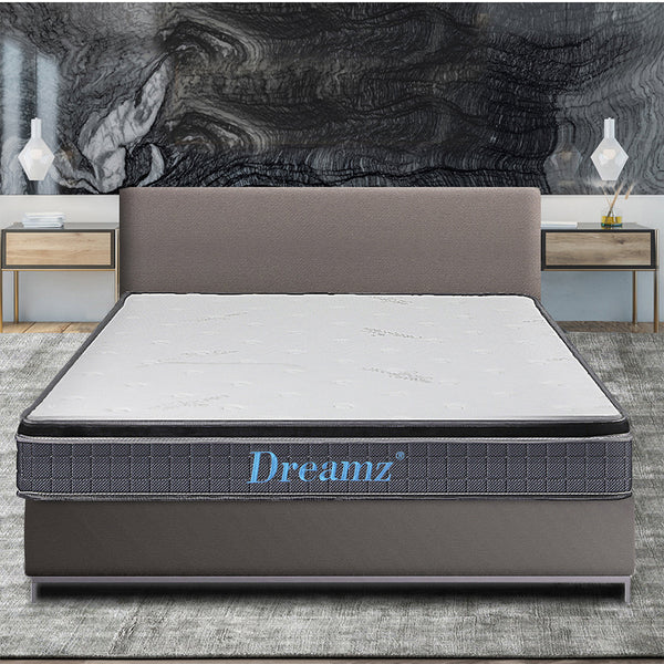 Dara 18cm Mattress Spring Premium Top Foam Medium Firm - Queen