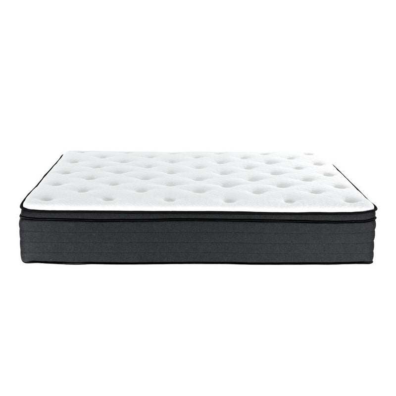 Anri 34cm Thick Belgium Knitted Fabric Euro Top Pocket Spring Mattress - Queen