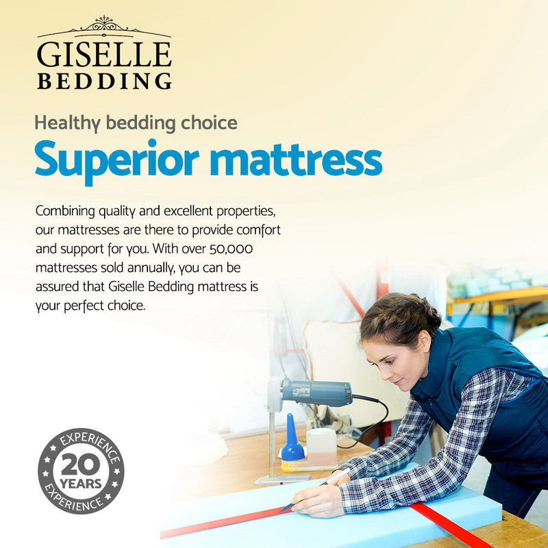 Factory Buys 32cm Euro Top Mattress - Double