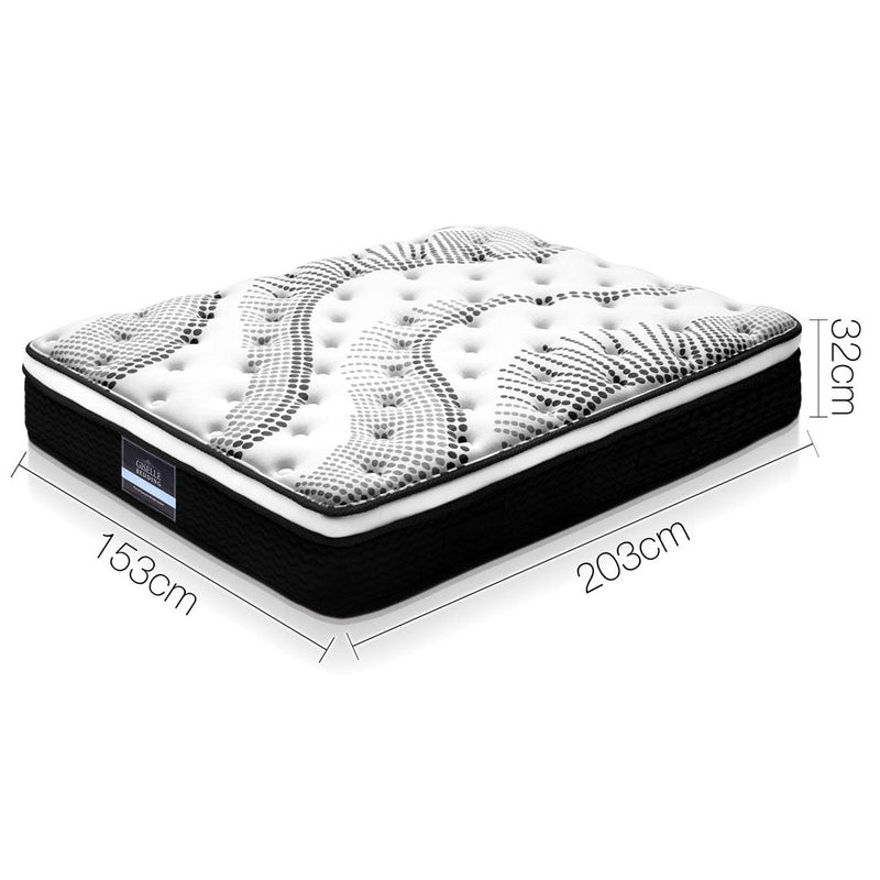 Factory Buys 32cm Euro Top Mattress - Queen