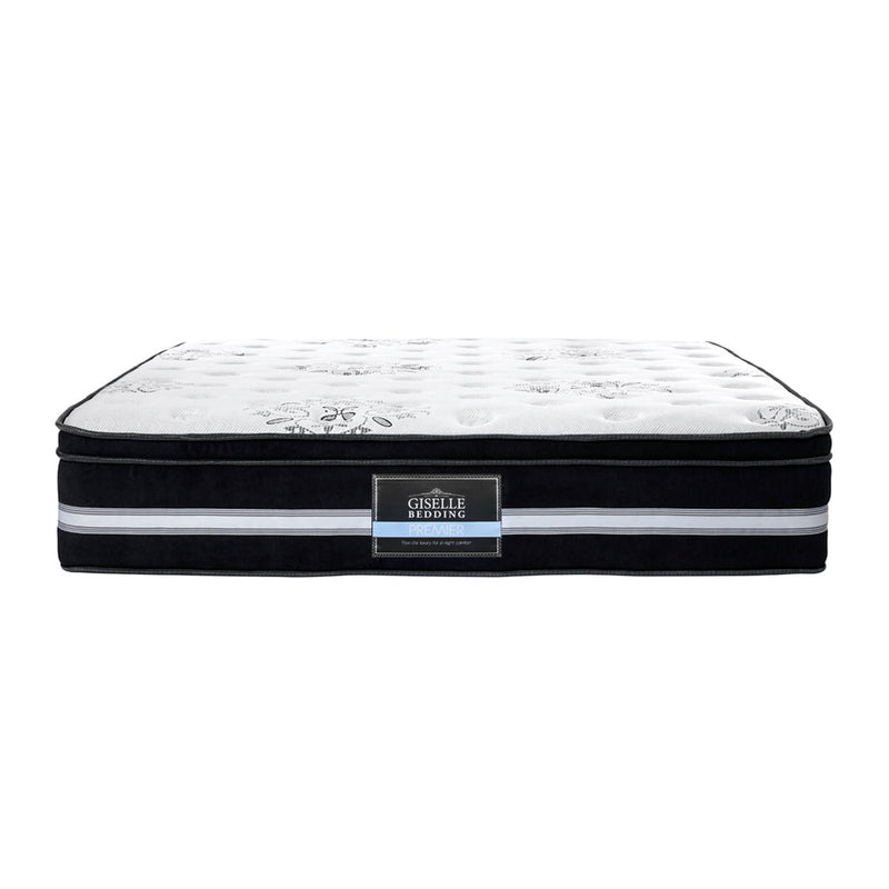 Eleya 34cm Thick Euro Top Cool Gel Pocket Spring Mattress - Double