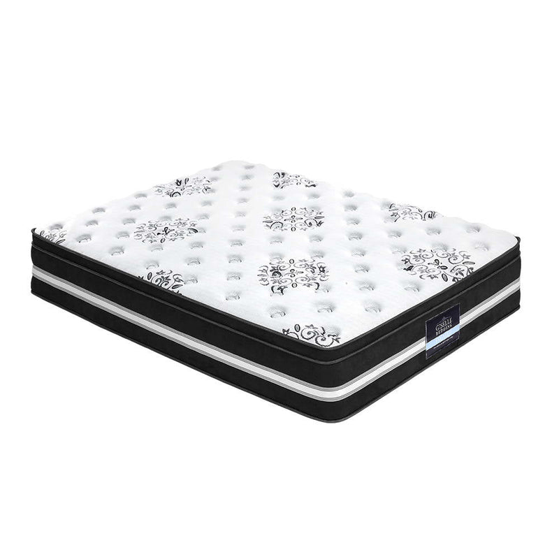 Eleya 34cm Thick Euro Top Cool Gel Pocket Spring Mattress - Queen